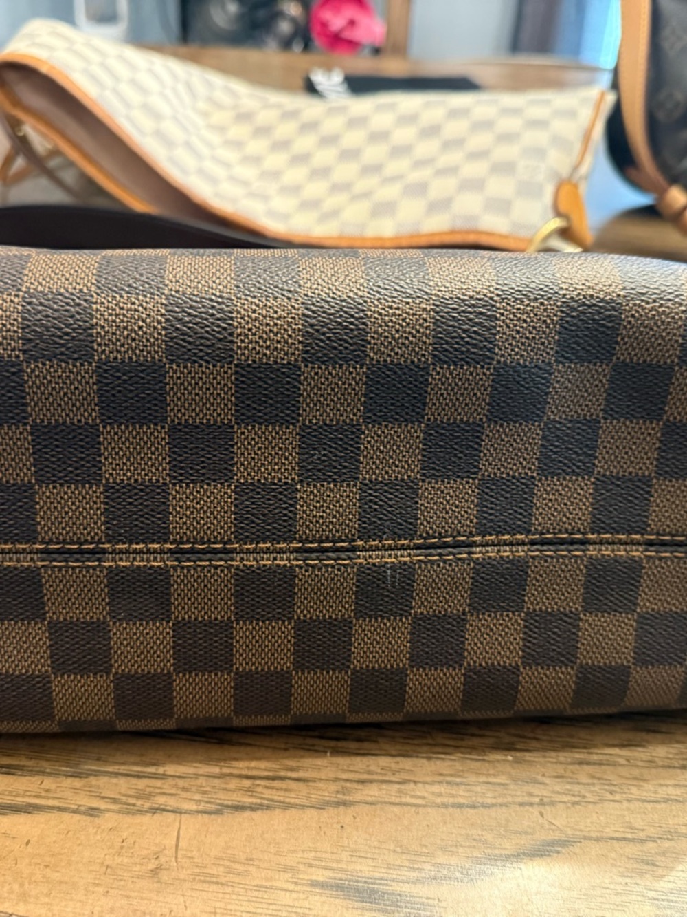 Louis Vuitton Brown Graceful pm Damier Canvas Shoulder bag. Great condition. - Picture 7 of 12